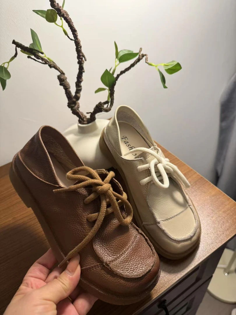 26055货号复古休闲软底鞋