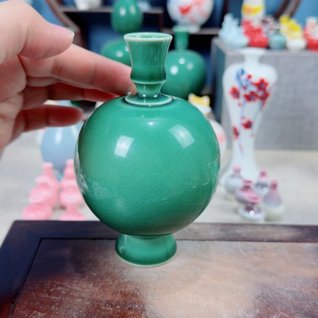 陶瓷手工小花器摆件