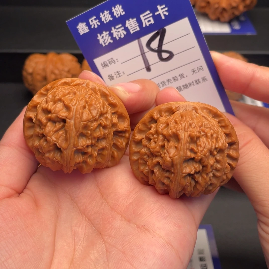把件文玩核桃白狮子43尺