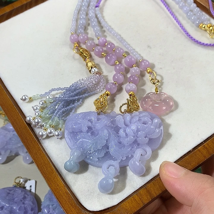 颈饰未镶嵌翡翠翡翠吊坠