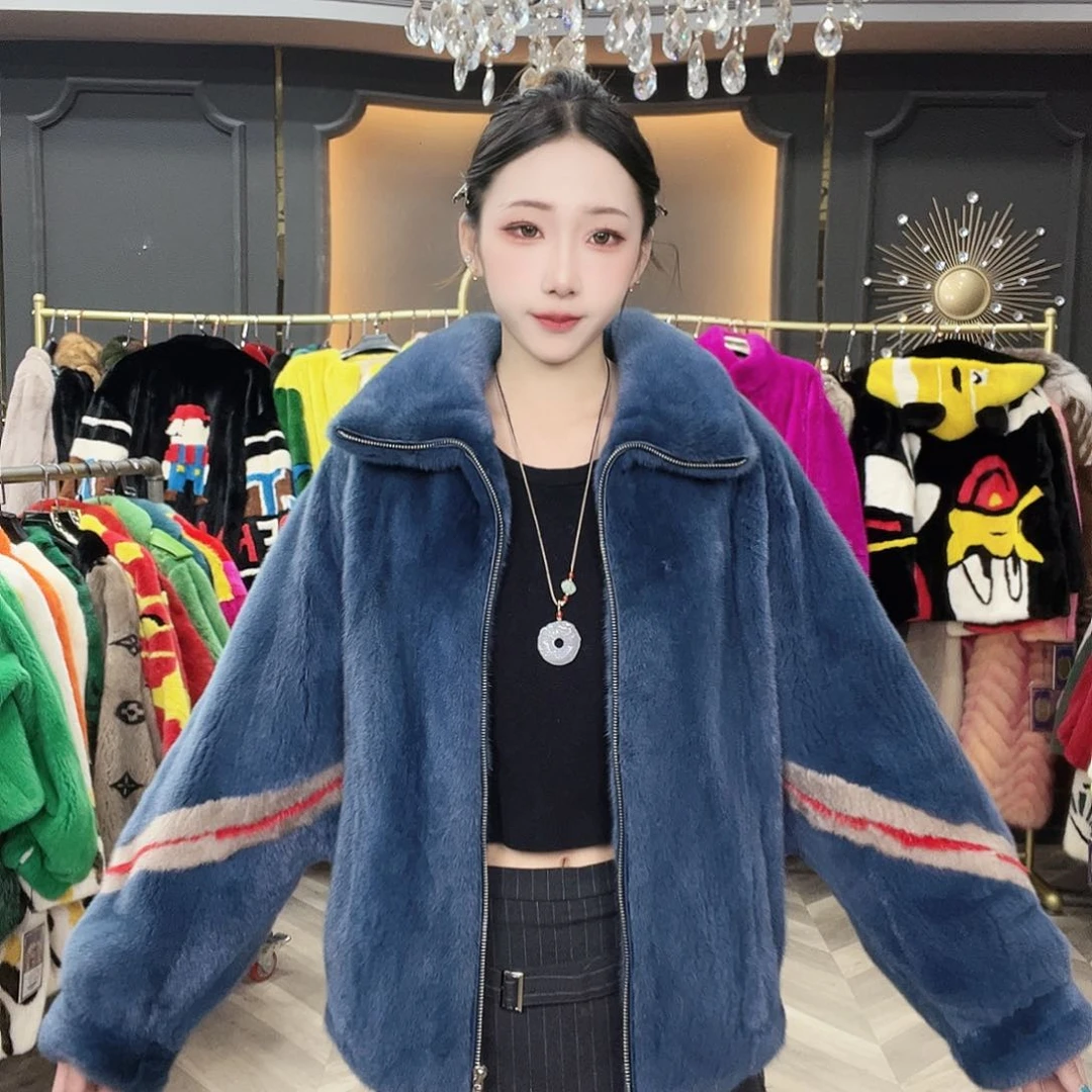 冬季新款时尚水貂