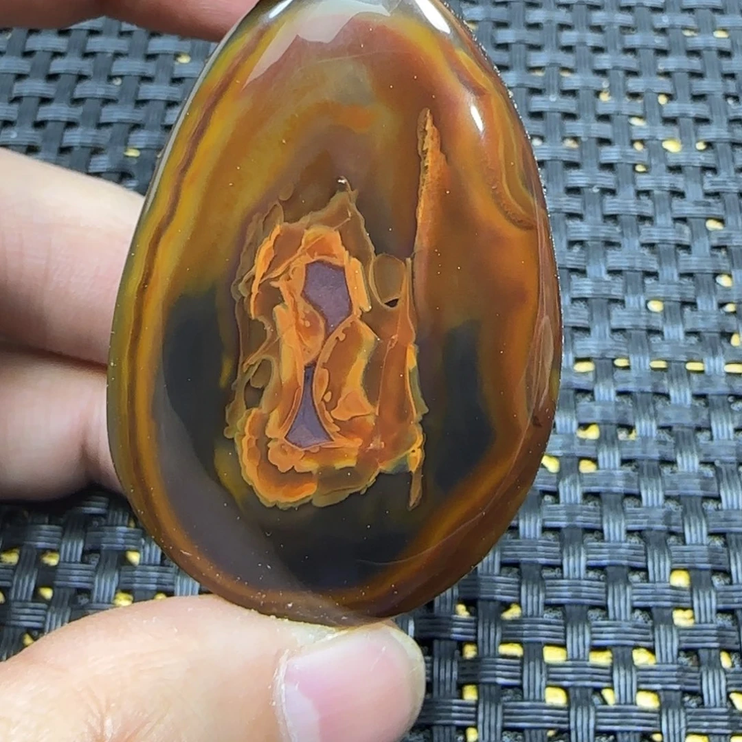 玛瑙/玉髓吊坠合金V***i