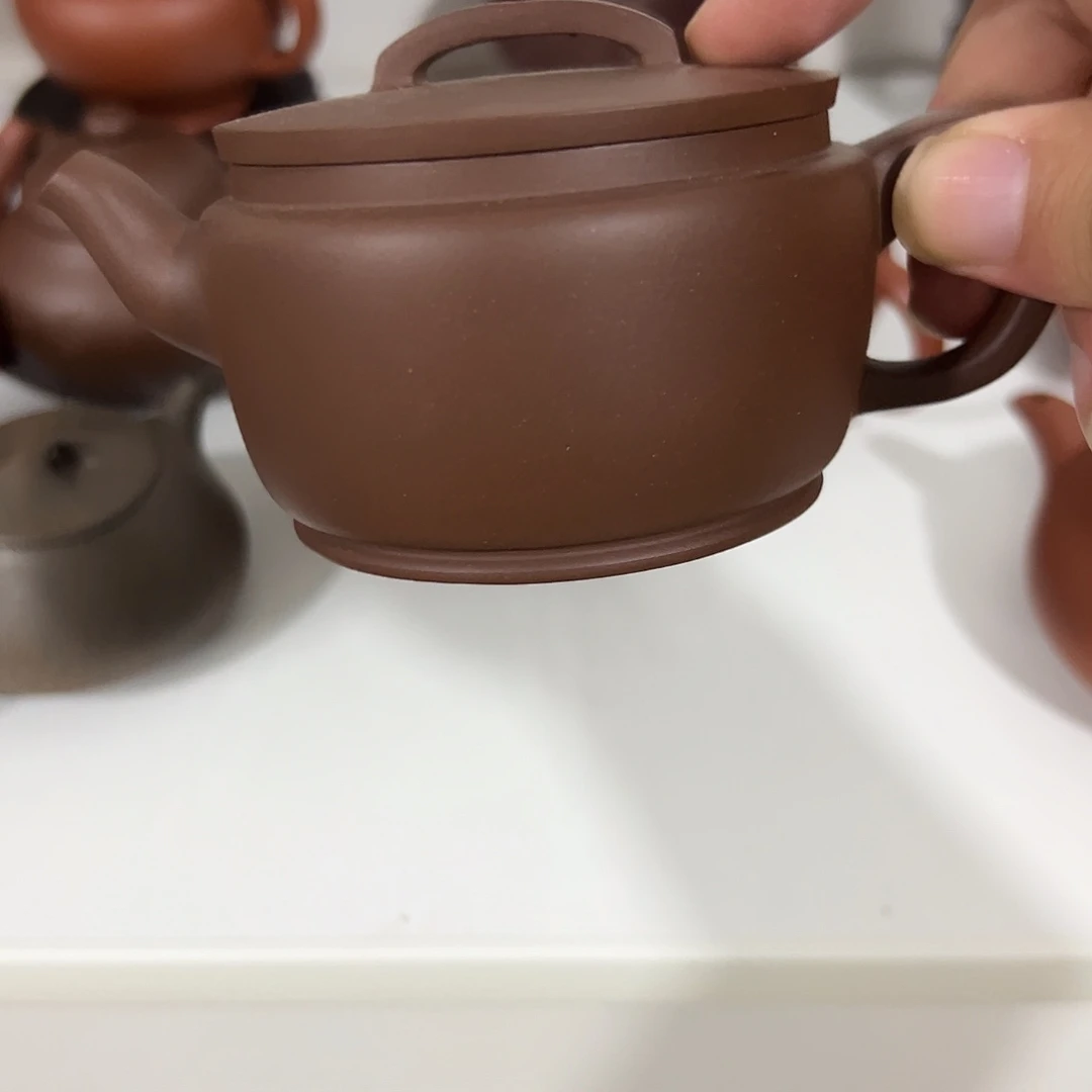 昵***置茶壶紫砂紫泥汗瓦