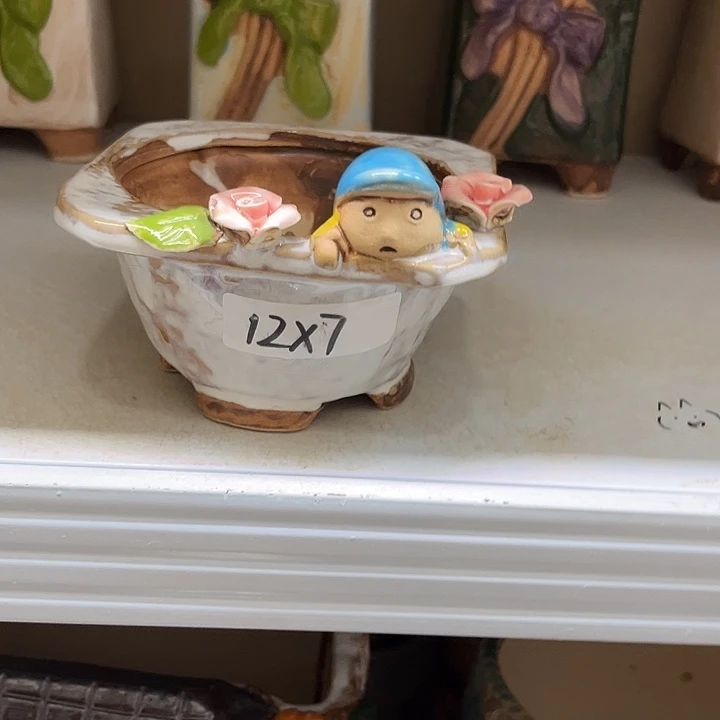 紫砂花盆粗陶材质多肉花盆