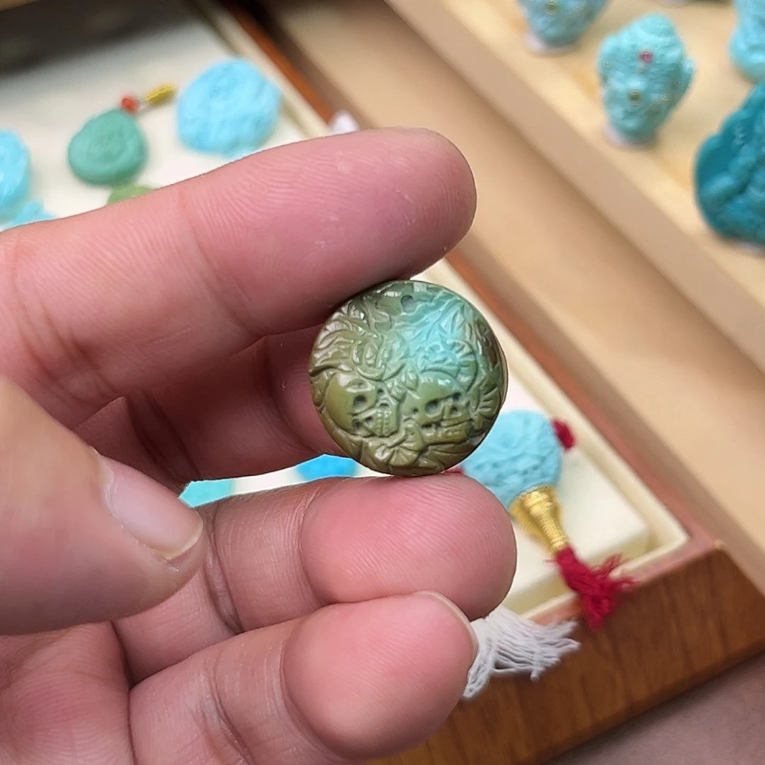 绿松石未镶嵌配饰