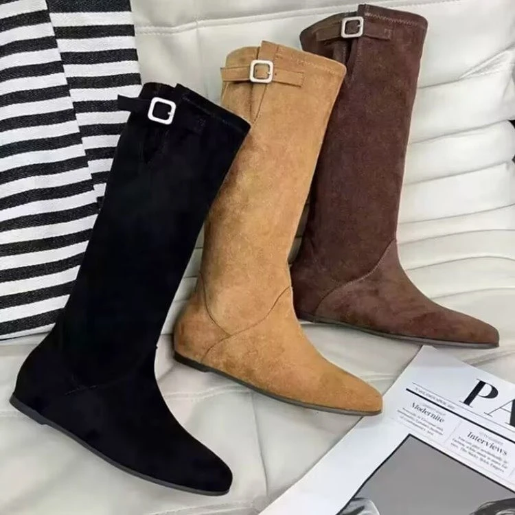 4公分软底内增高2025新款女鞋