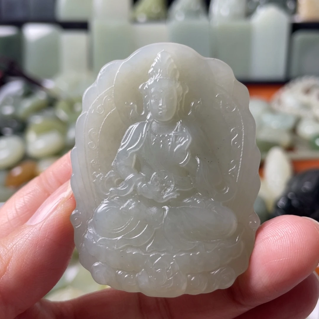 和田玉（糖玉）未镶嵌颈饰