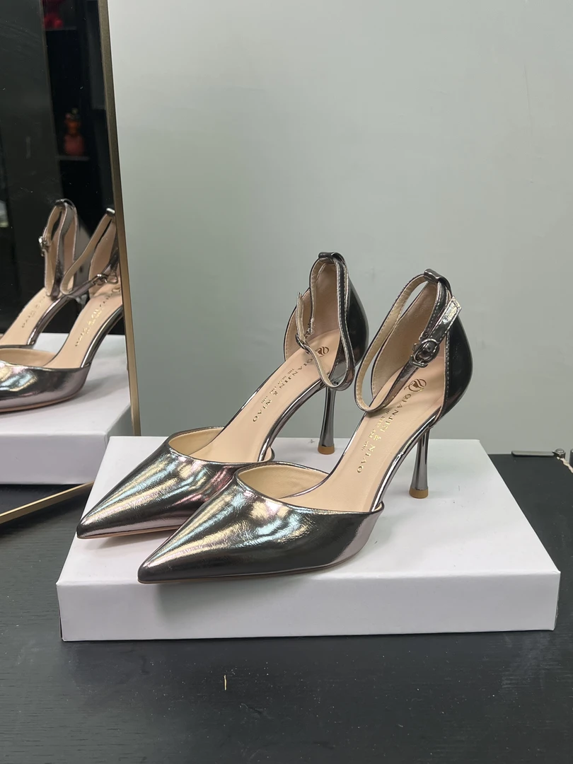 （8厘米）3353-1枪色细跟高跟鞋