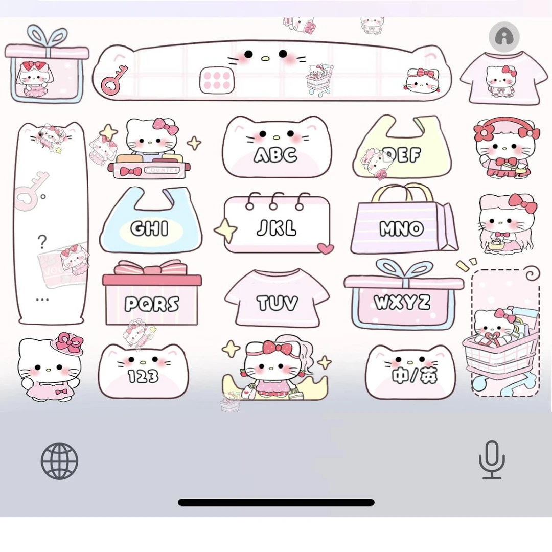 kitty购物记苹果ios安卓百度输入法皮肤带漂浮键盘办公相关服务