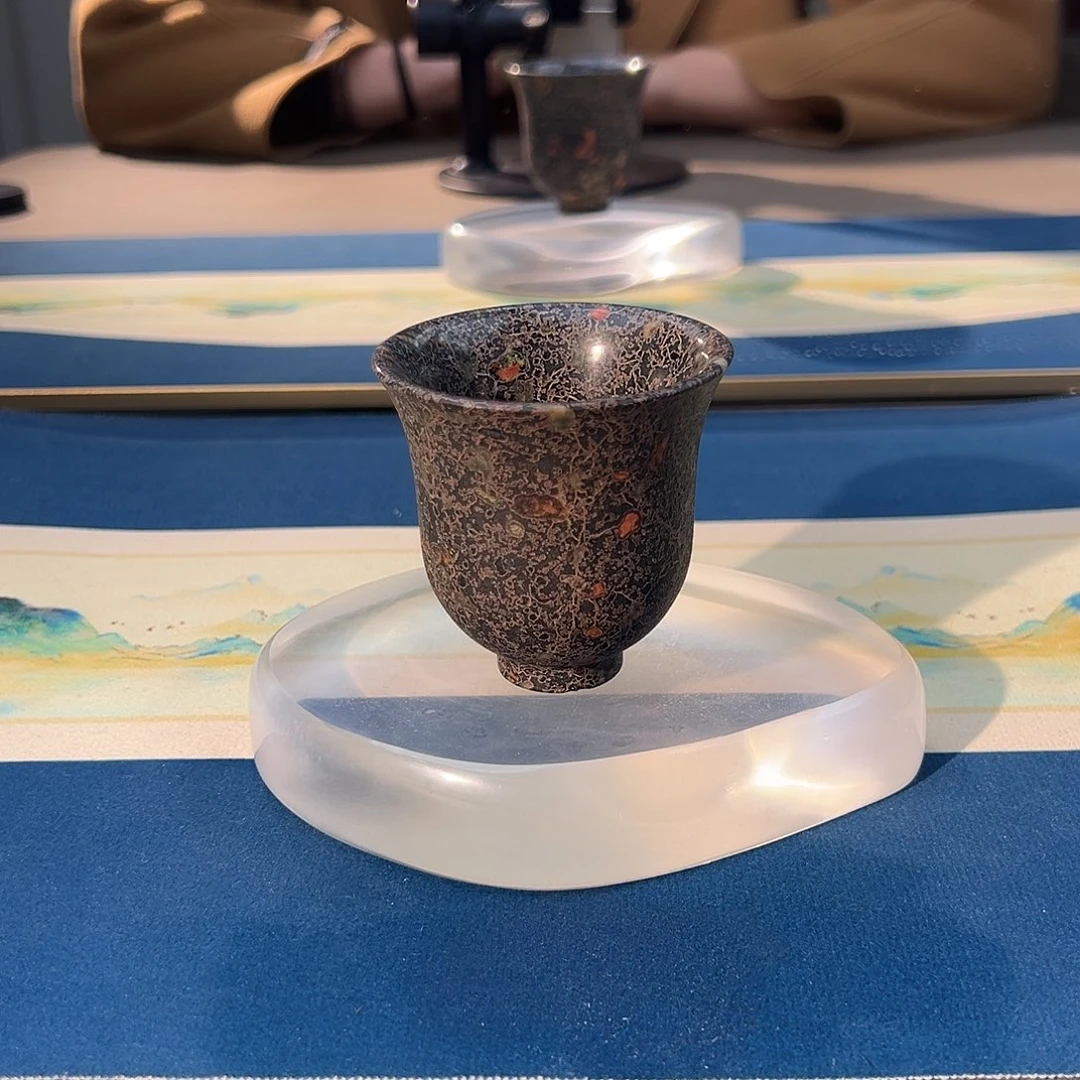 安山玉一把玉壶铃铛杯