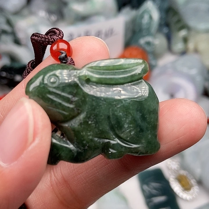 未镶嵌挂件翡翠翡翠
