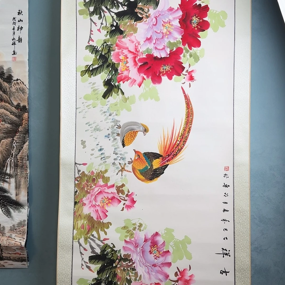 纯手绘国画作品好看