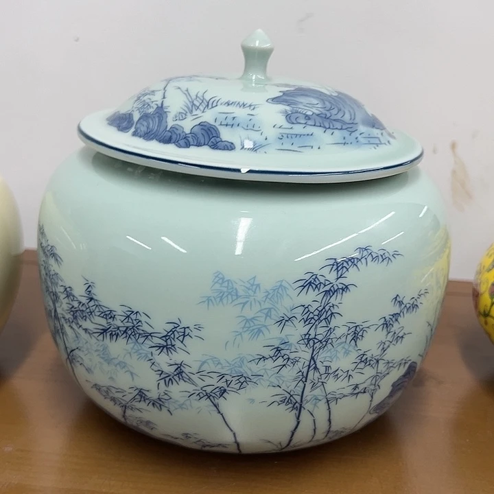 高端陶瓷茶叶密封罐