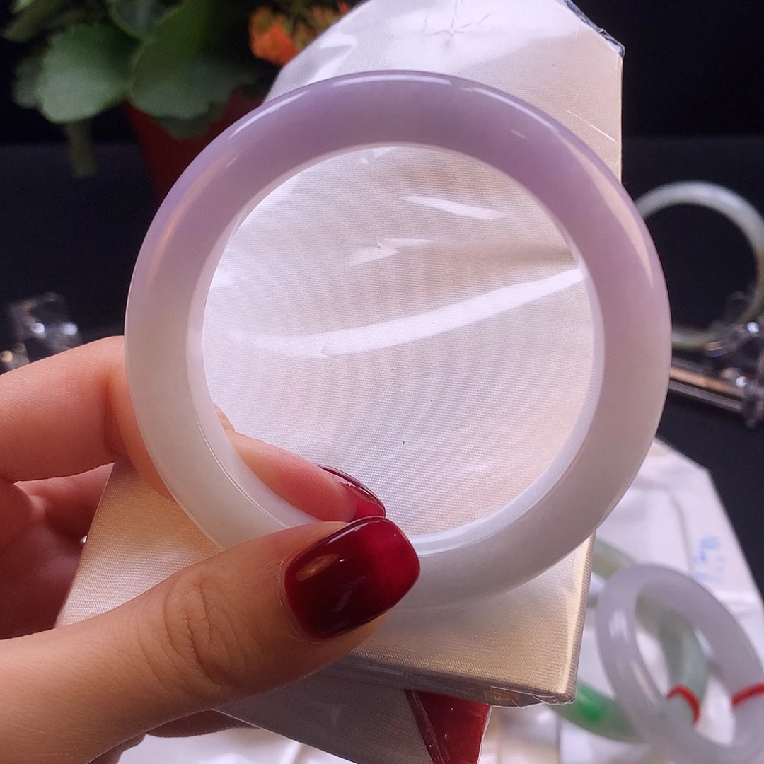 九***一翡翠未镶嵌手镯55 56