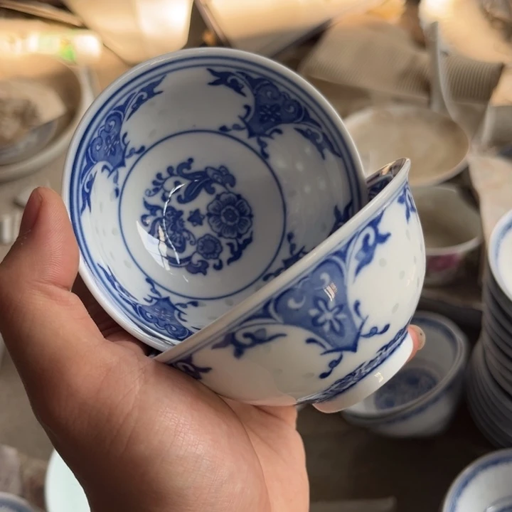 碗瓷景德镇高温细白瓷