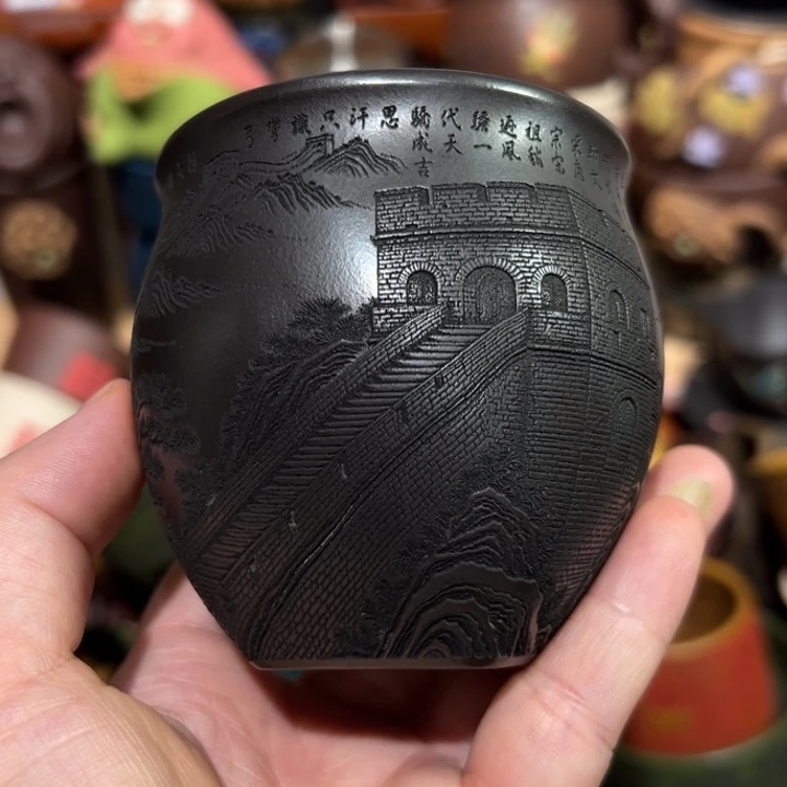 茶杯紫砂宜兴紫砂主人杯