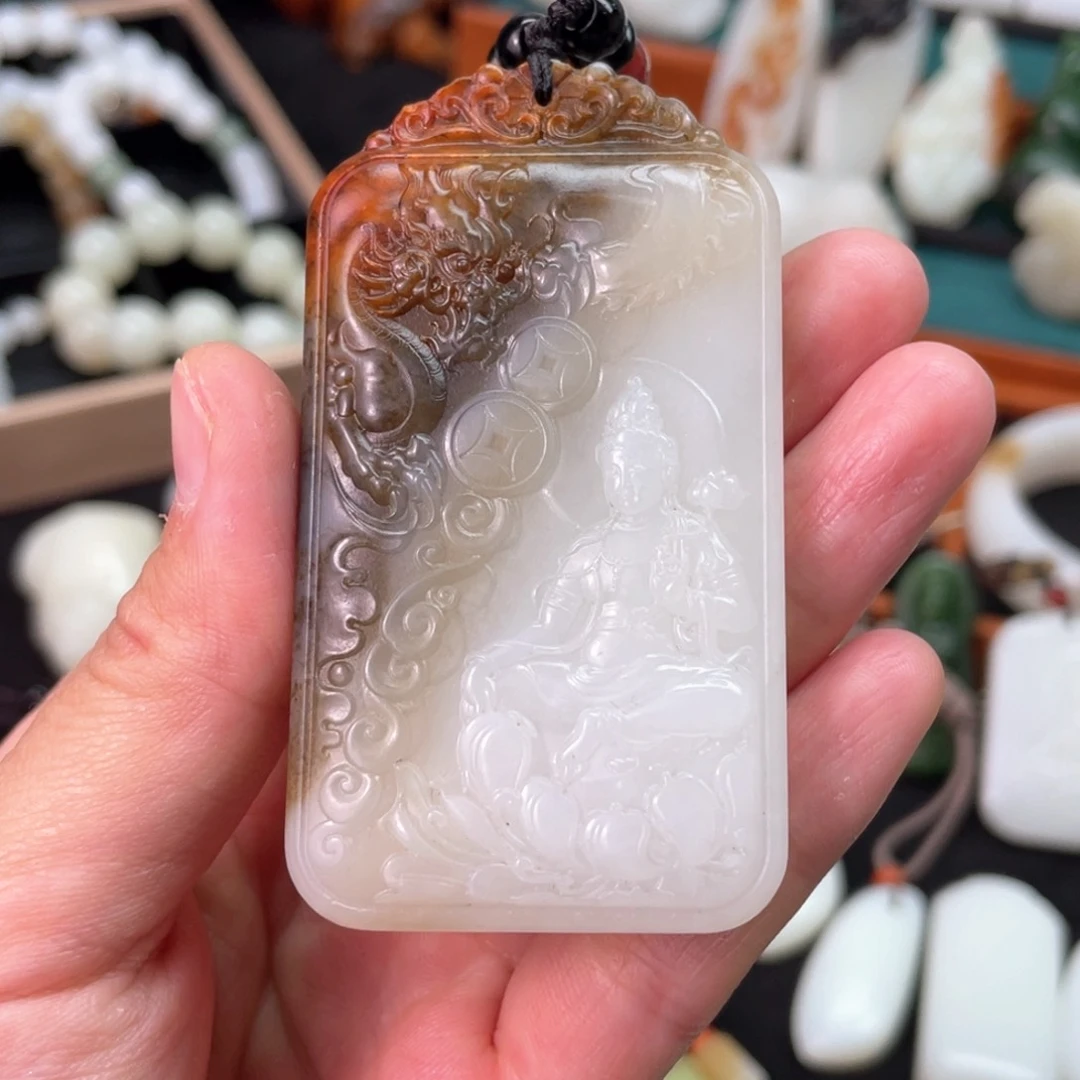 和田玉把件未镶嵌