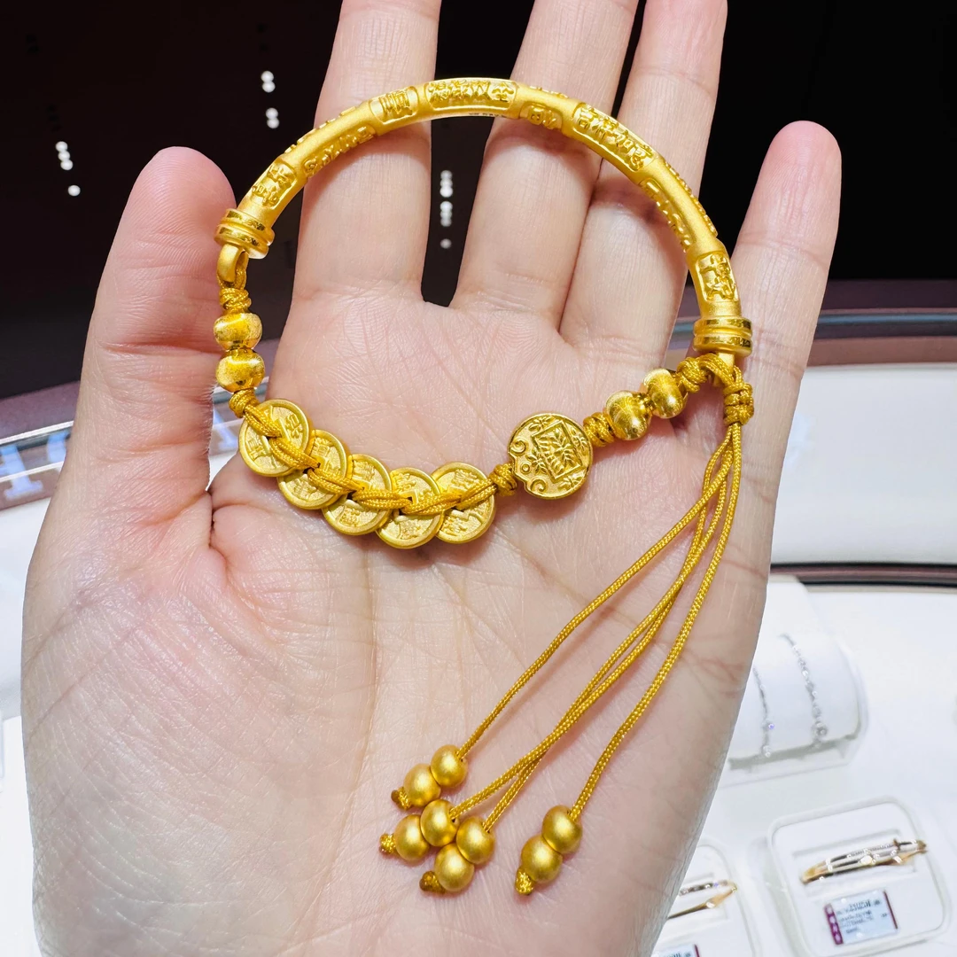 Chow Tai Seng/周大生五帝钱五路财神手链