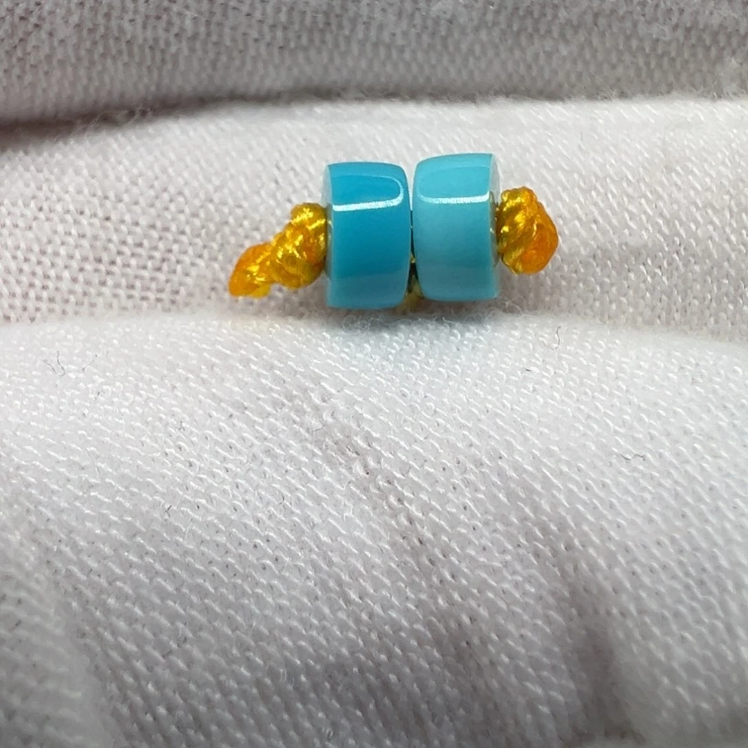 ****呵绿松石未镶嵌配饰5×2.6