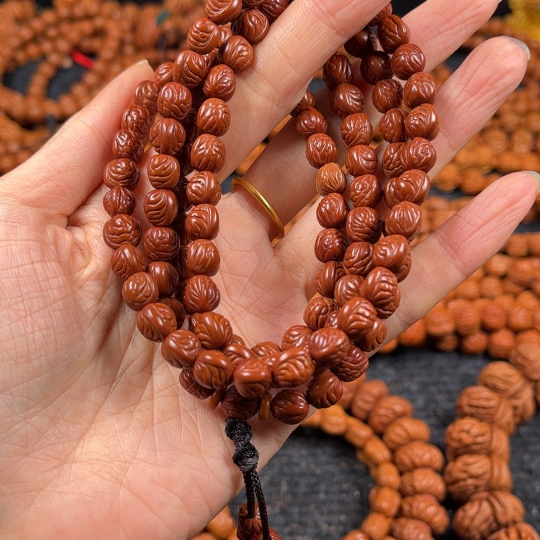手串文玩核桃龙**曲C11桃核脖挂108