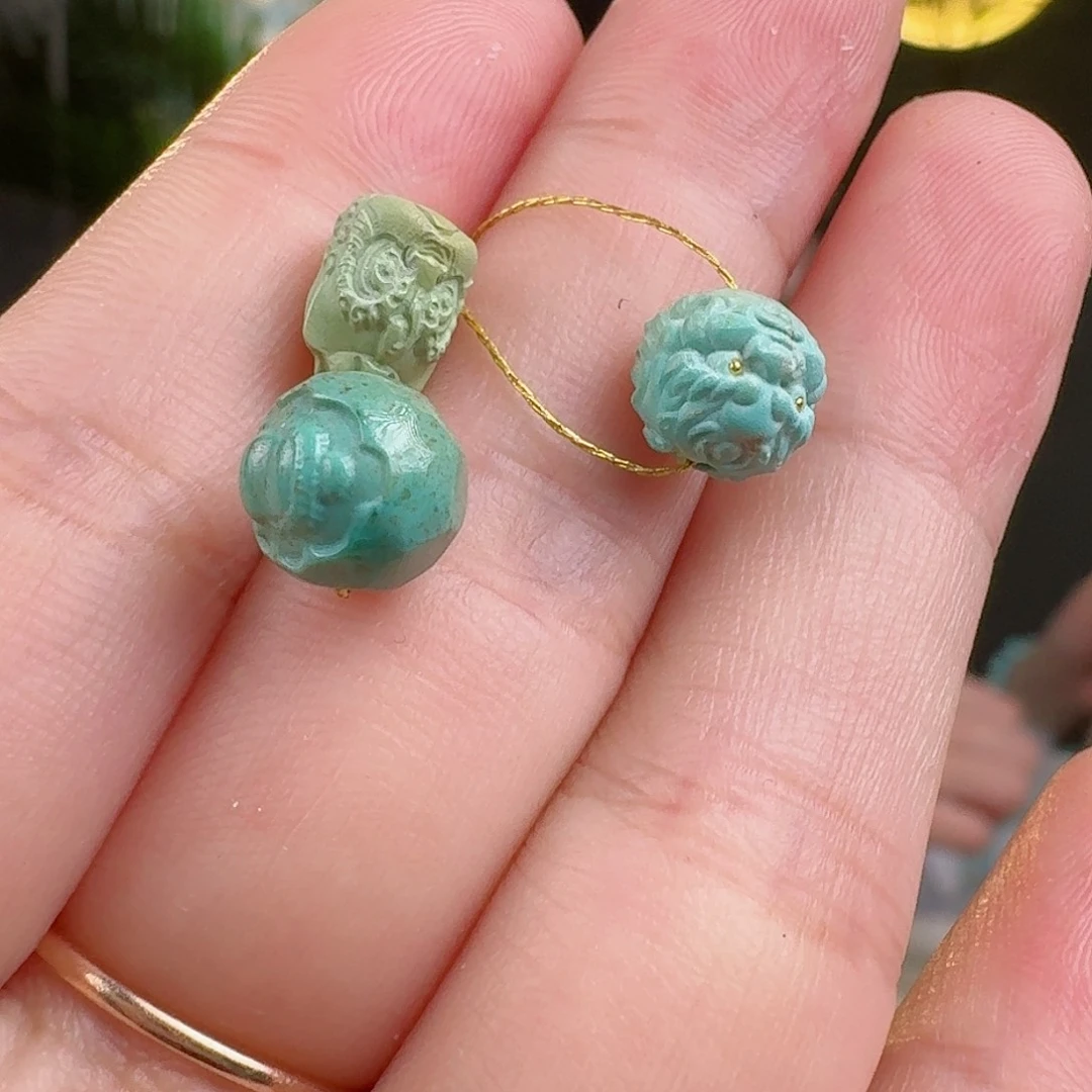 绿松石珠宝奇石未镶嵌