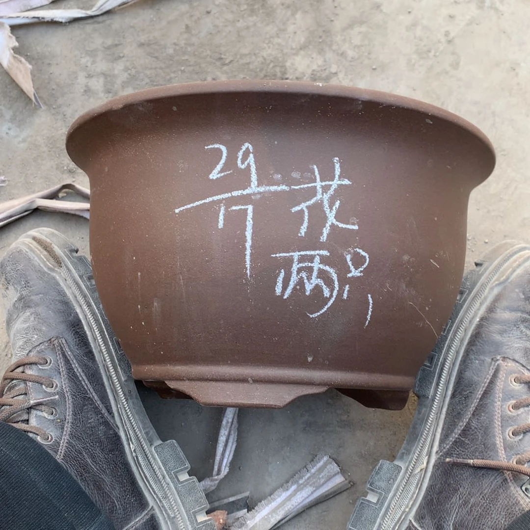 紫砂宜兴紫砂花盆，现货发