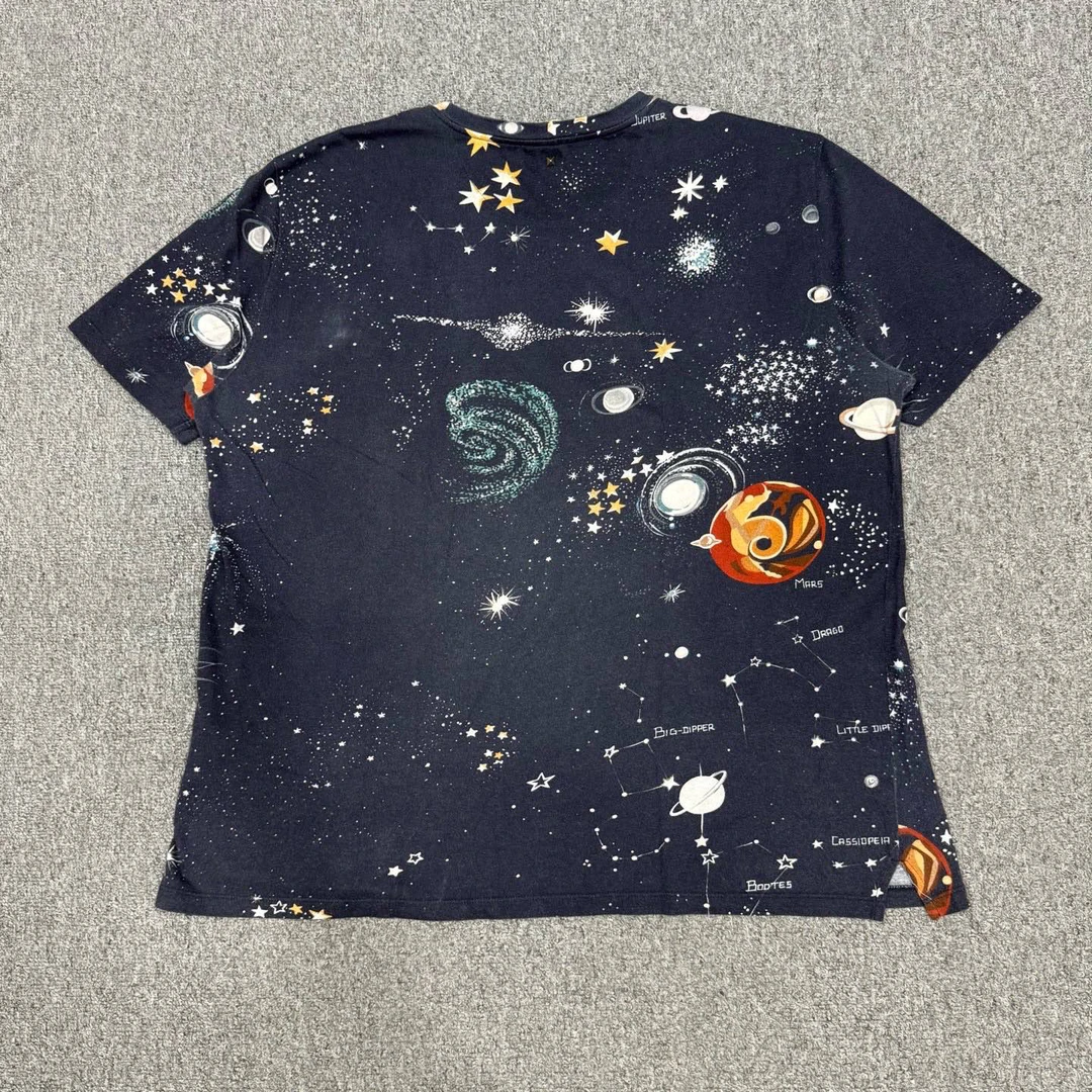 95新 Valentino/华伦天奴 15304507 宇宙星球短袖 XXL码95新蓝色