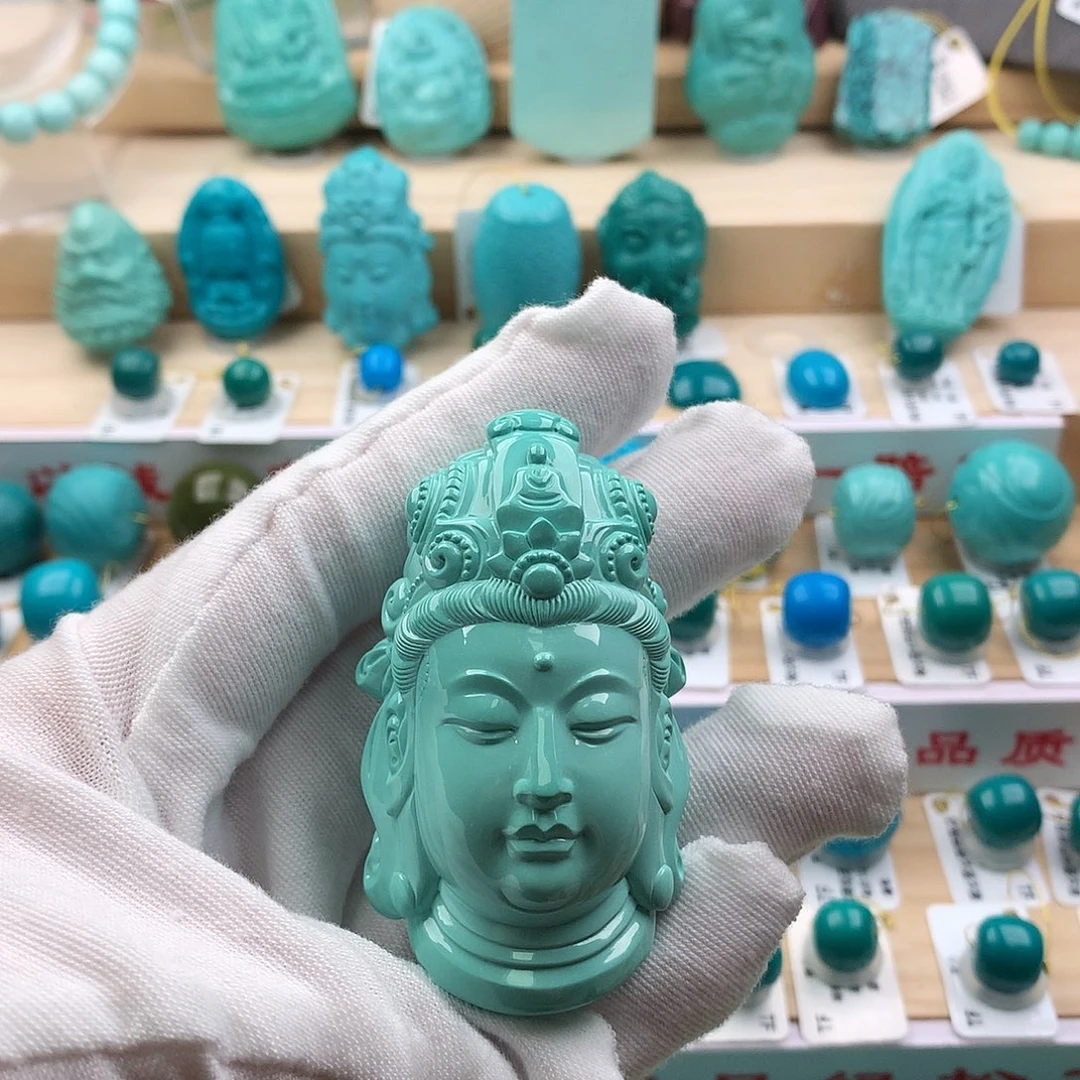 绿松石未镶嵌配饰