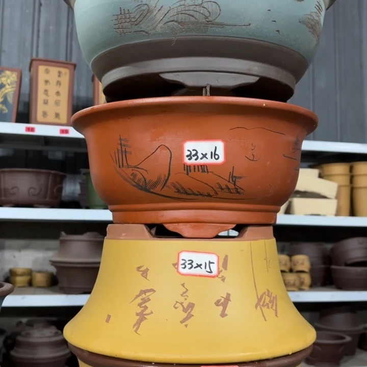 花盆紫砂100-4。