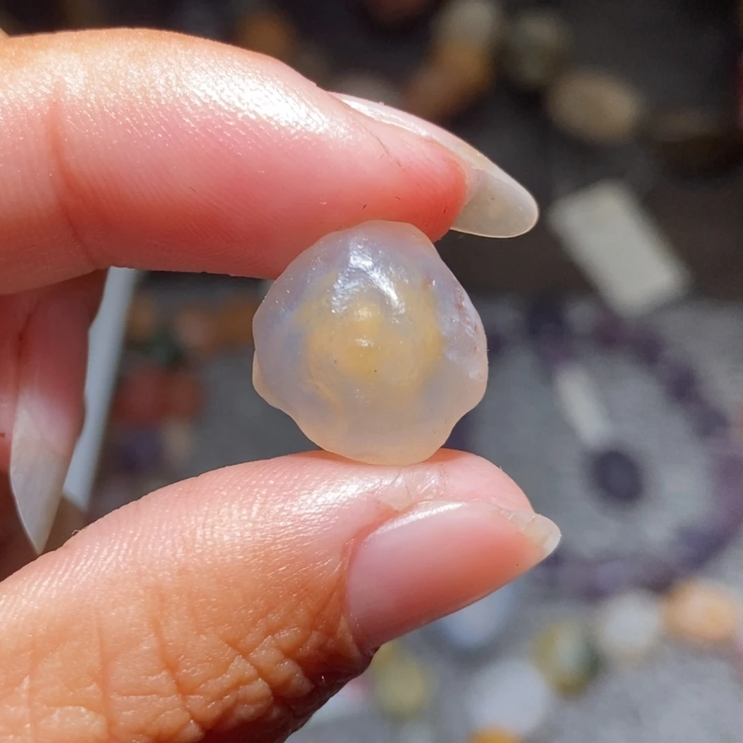 未镶嵌玛瑙/玉髓珠宝半成品
