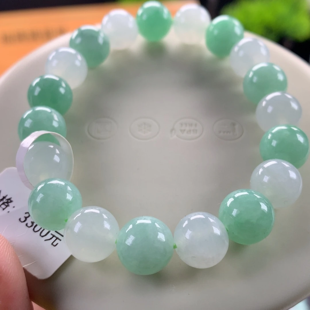 翡翠未镶嵌手链卡10