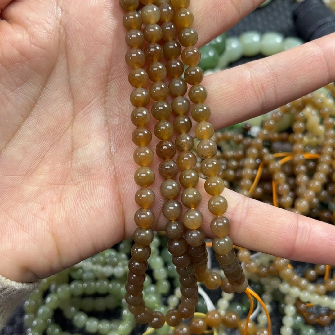 和田玉手链未镶嵌豆***呀