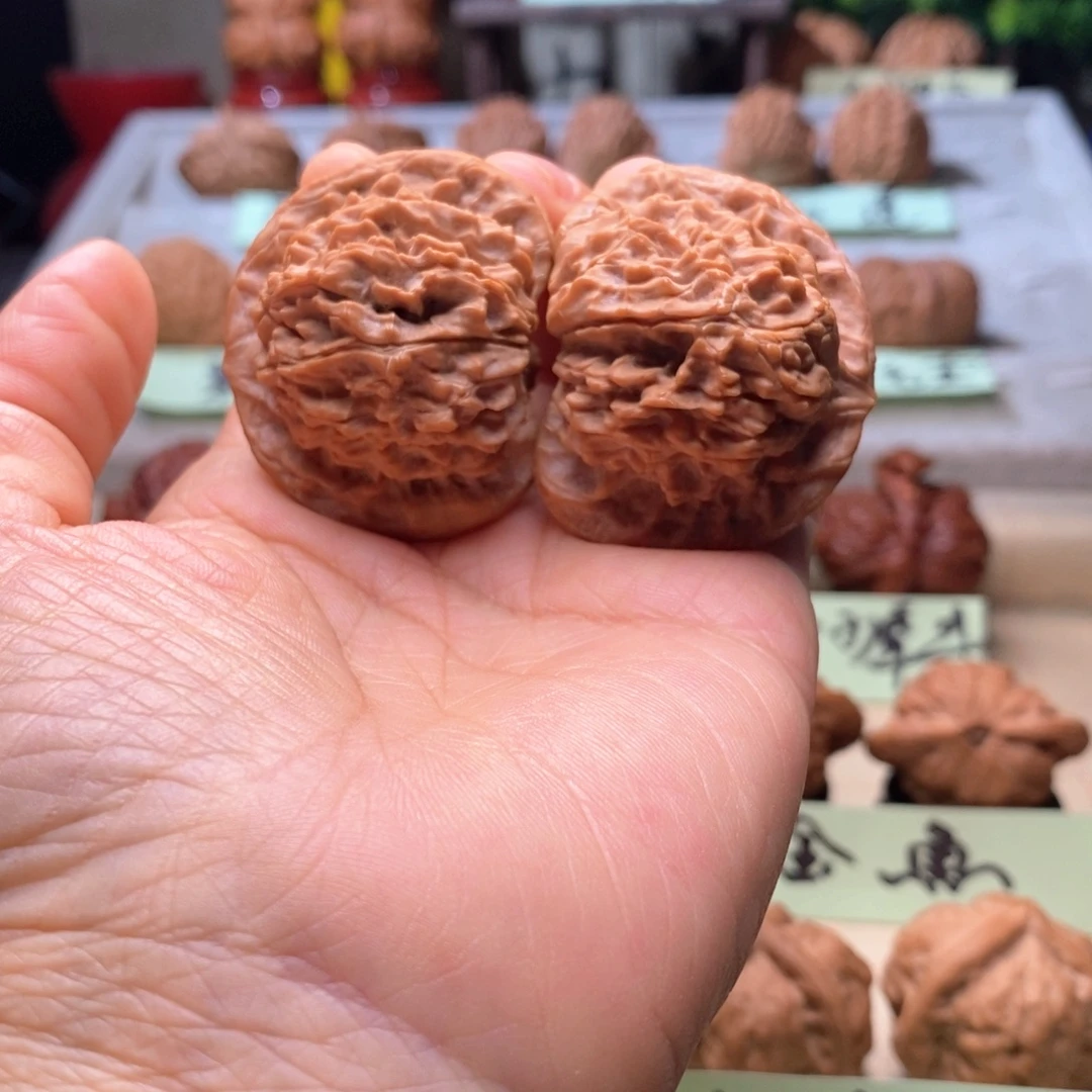 唯***美文玩核桃把件碾子河