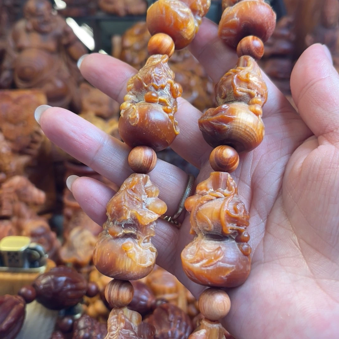 松木（琥珀木）其他微瑕葫芦手持