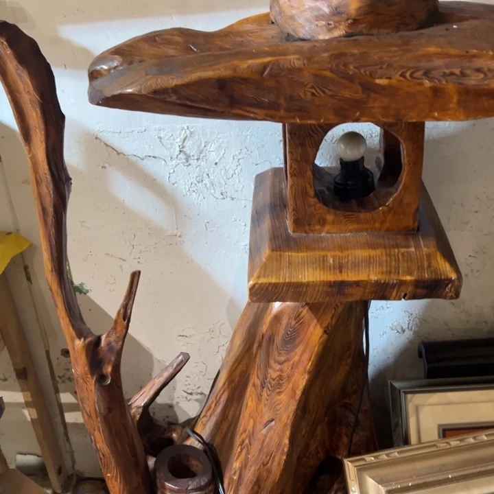 木中古工艺品，摆件