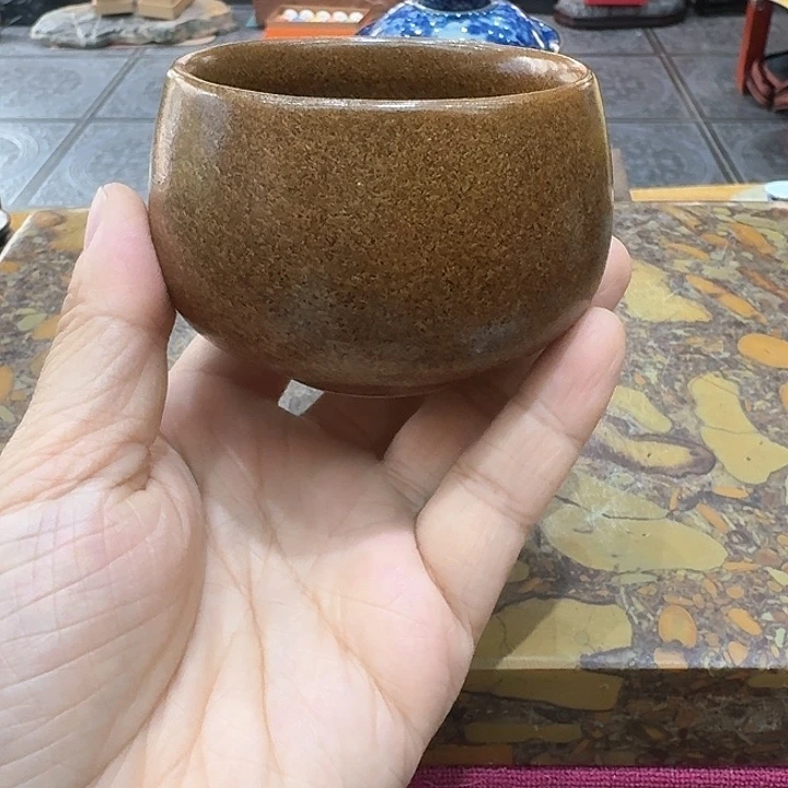 麦浪杯一个，瓷。。。品茗