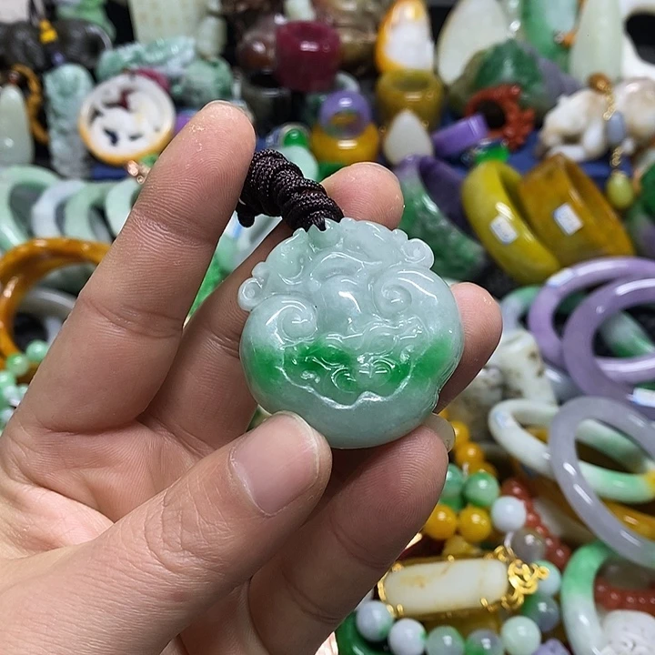 颈饰未镶嵌翡翠缅甸翡翠首饰配饰