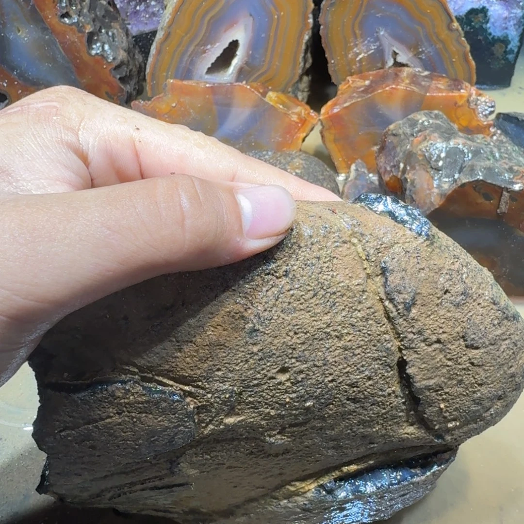 未镶嵌玛瑙/玉髓珠宝半成品