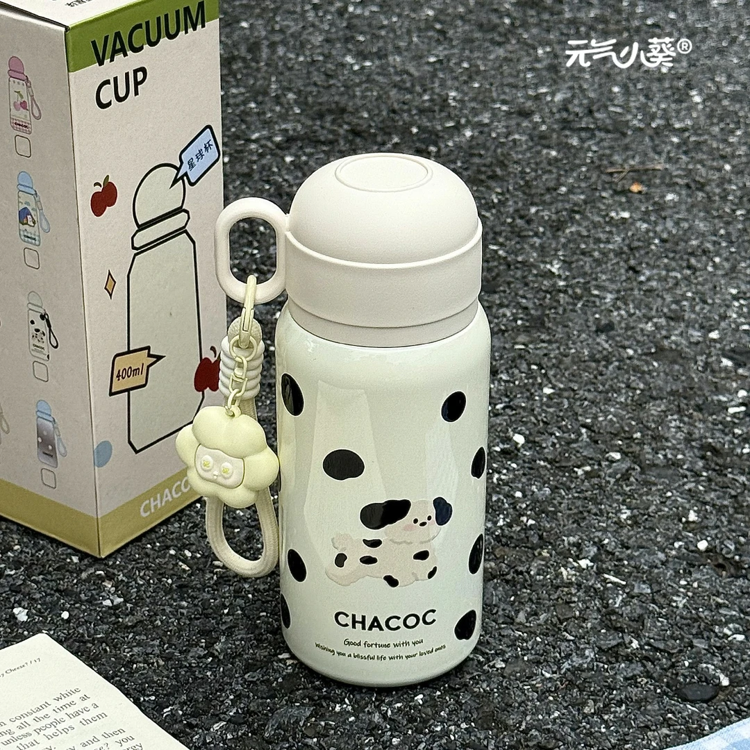 学生可爱保温杯大容量316不锈钢水杯带吸管2025新款办公室杯子