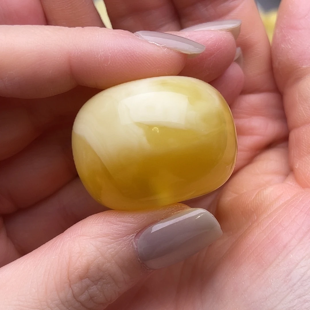 小***孩蜜蜡足铂镶嵌裸石蜜蜡墩子鸽