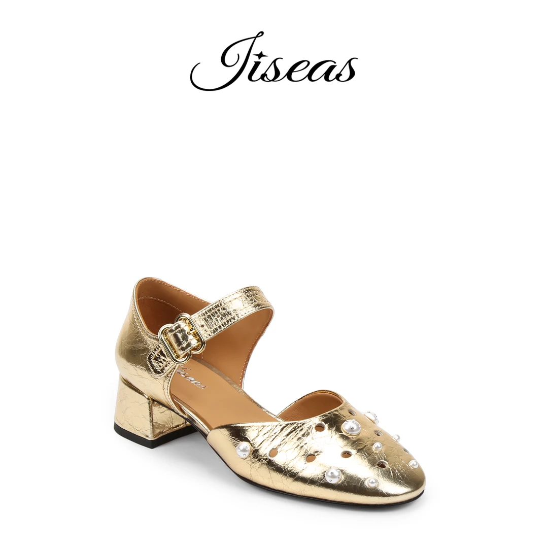 JISEAS/2025夏季新款防滑透气包头女拖凉鞋15A3102