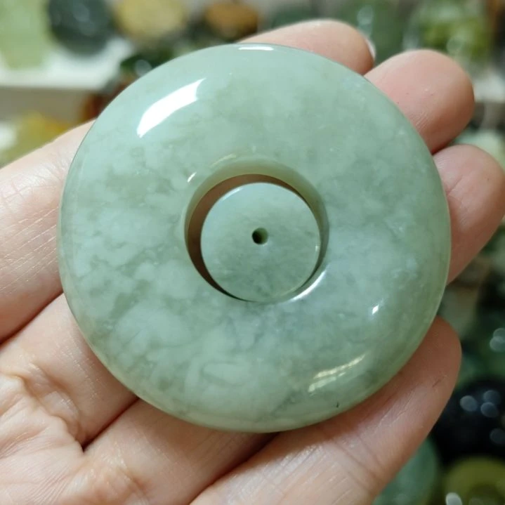 岫玉平安扣未镶嵌