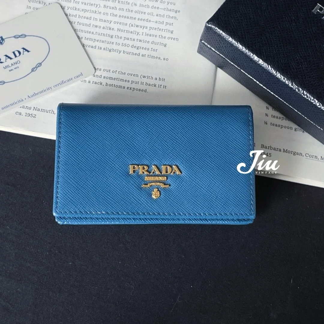 99新 Prada/普拉达 卡包盒子中溯吊牌 BJM2-7417