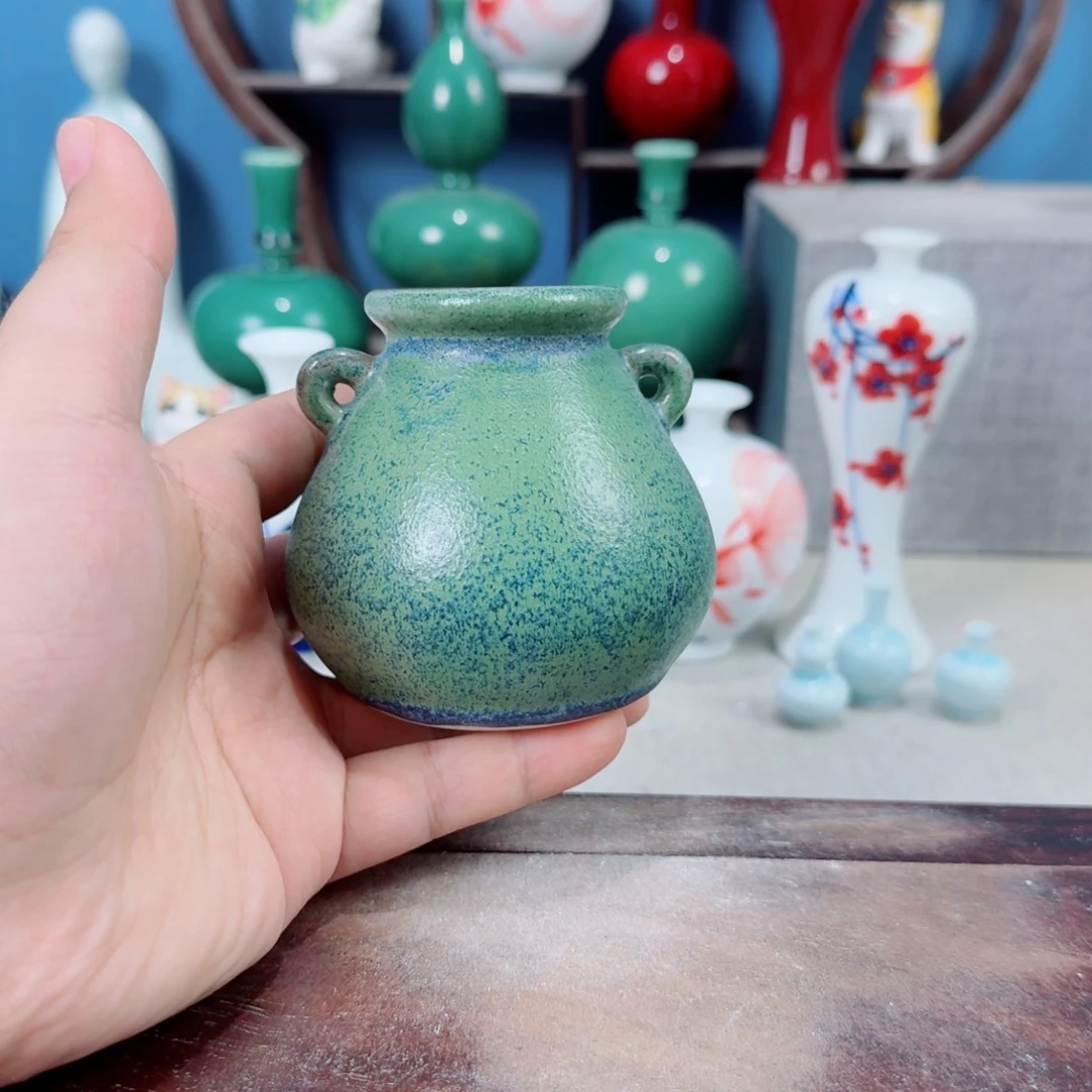 陶瓷手工小花器摆件