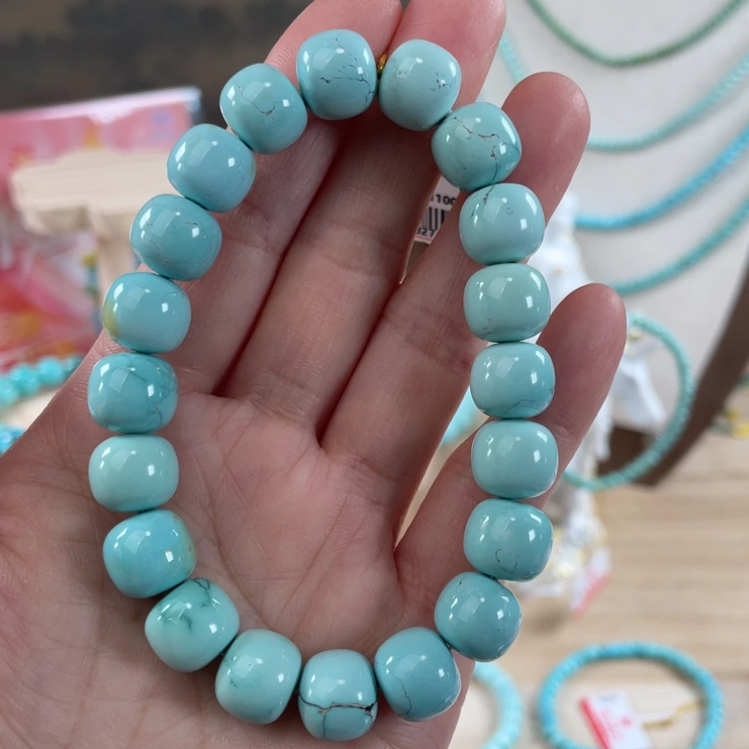 绿松石未镶嵌套链10+精品老型手串