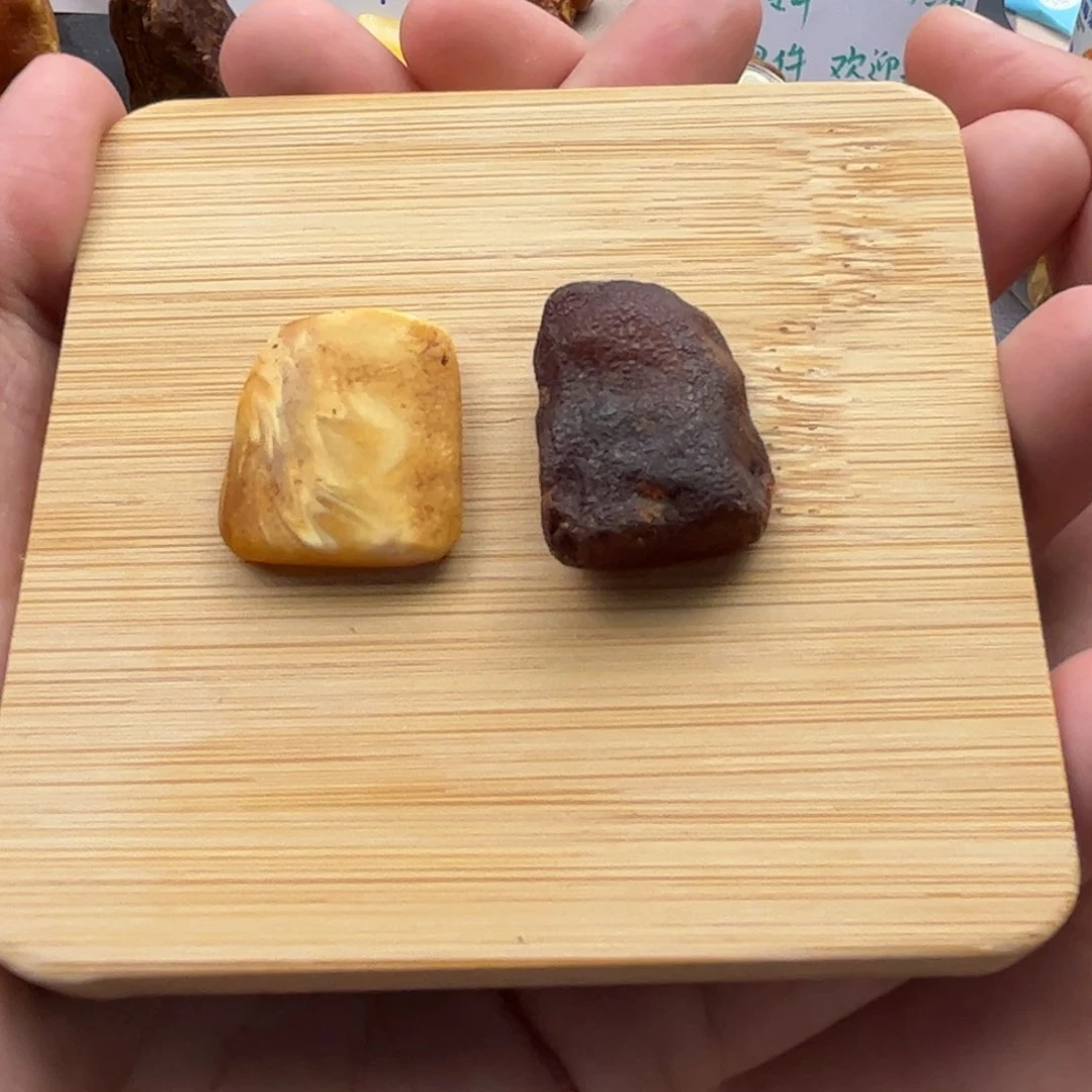 不***哥未镶嵌琥珀耳饰陈