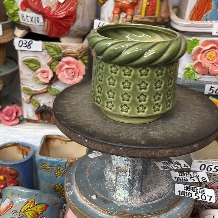 粗陶材质多肉花盆