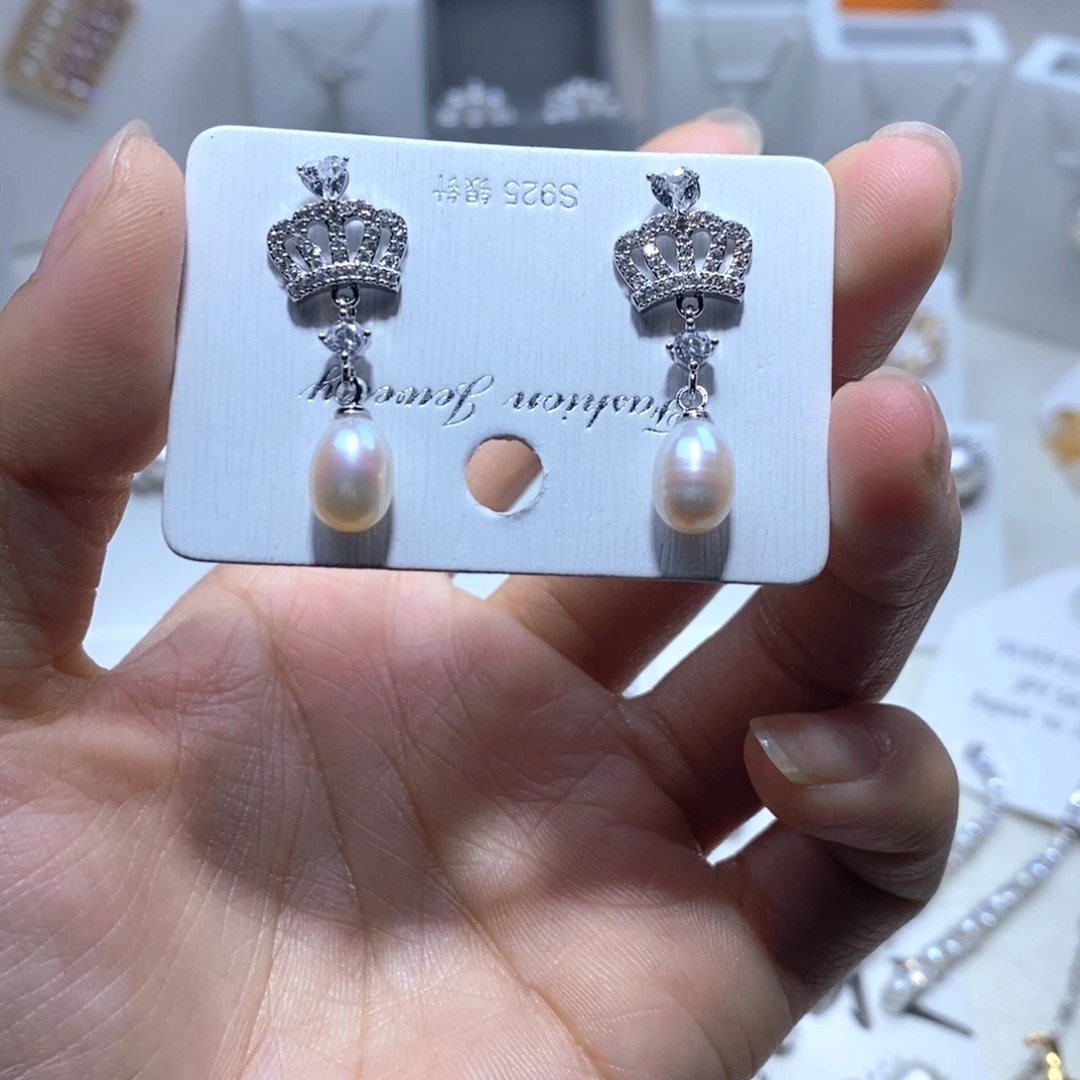 耳饰未镶嵌淡水珍珠