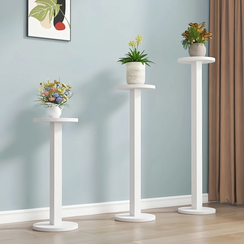 简约圆形铁艺花架客厅阳台落地式花架子室内绿萝多肉花盆置物架子