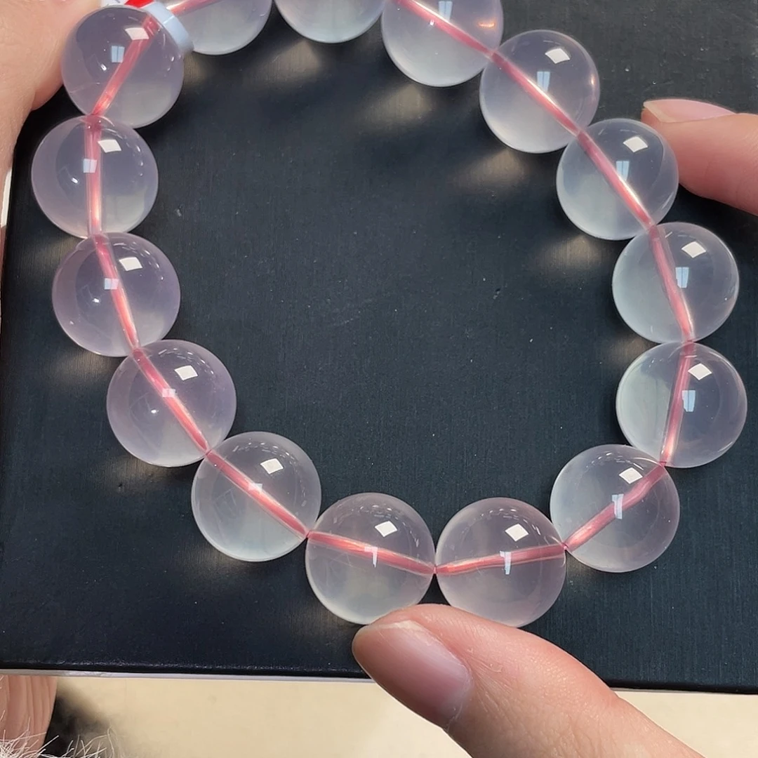 未镶嵌水晶手串莫粉15mm手串fs1252 211号